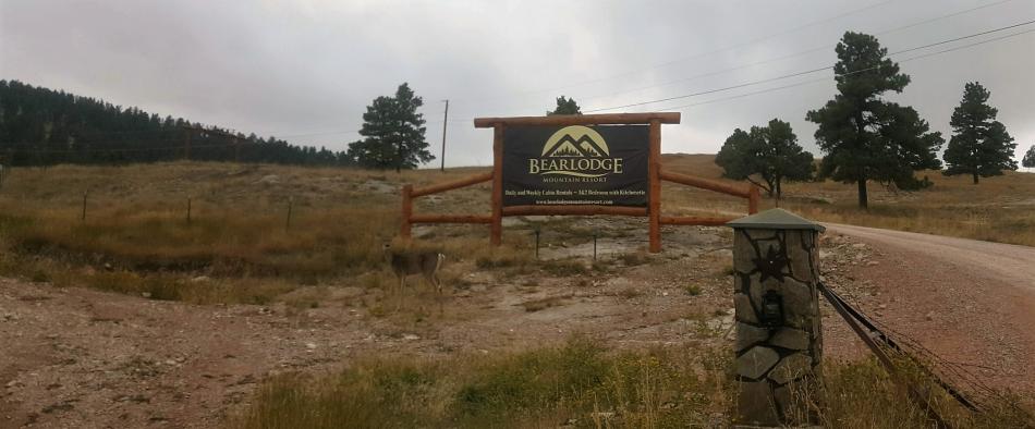 Entrance to Bearlodge Mountain Resort